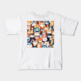 Cats pattern Kids T-Shirt